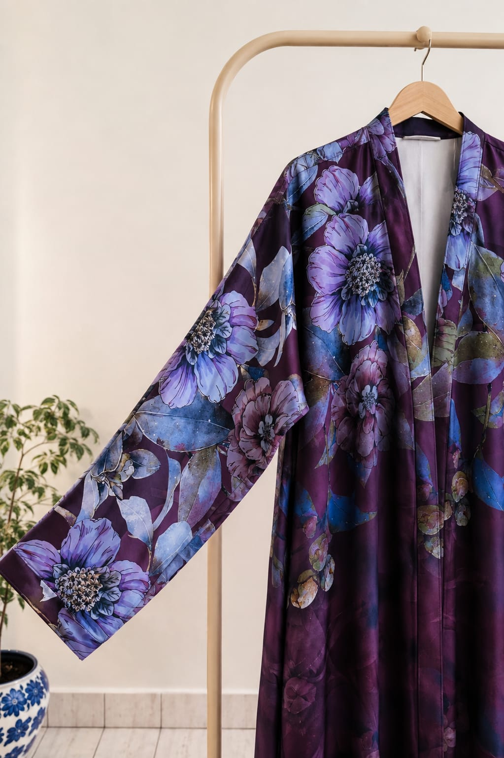 Plum Blossom Abaya