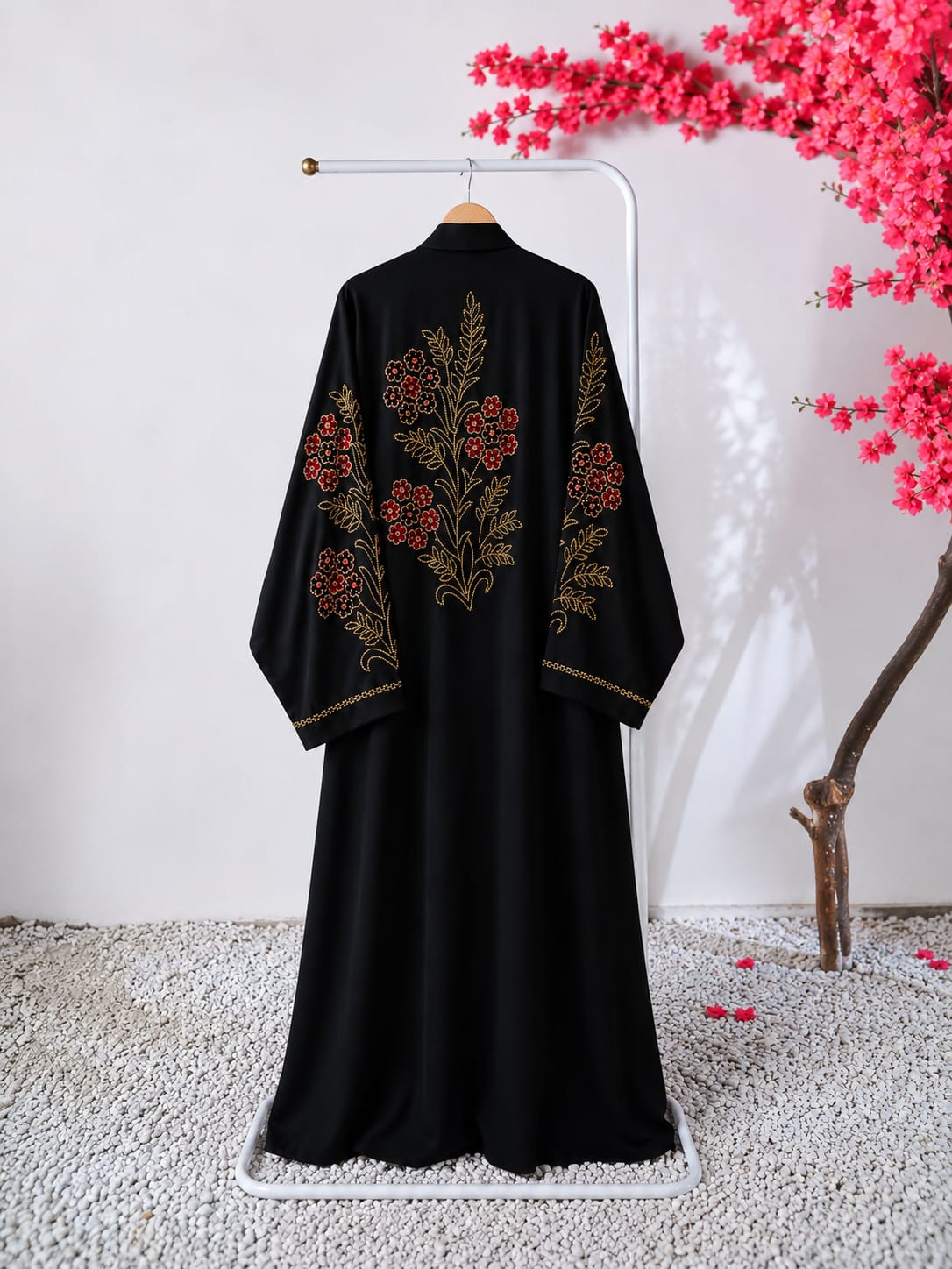 Midnight Rose Abaya