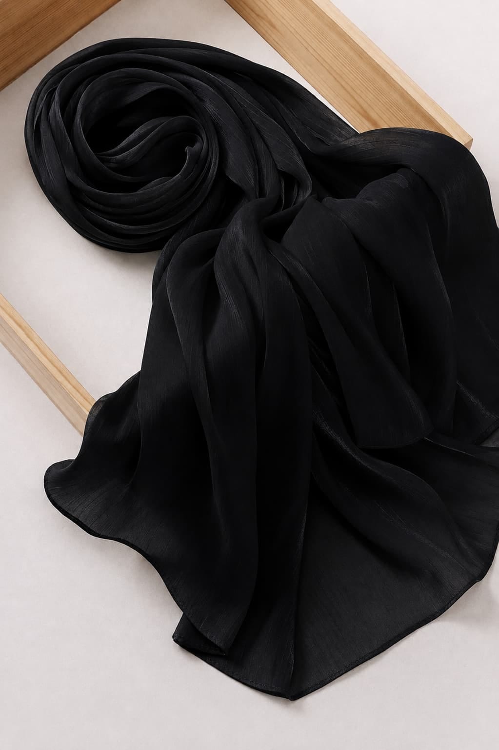 Essential Chiffon Hijab - Black