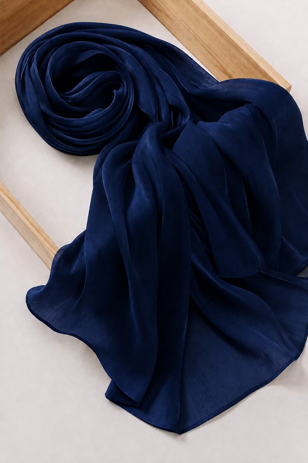 Essential Chiffon Hijab - Navy Blue