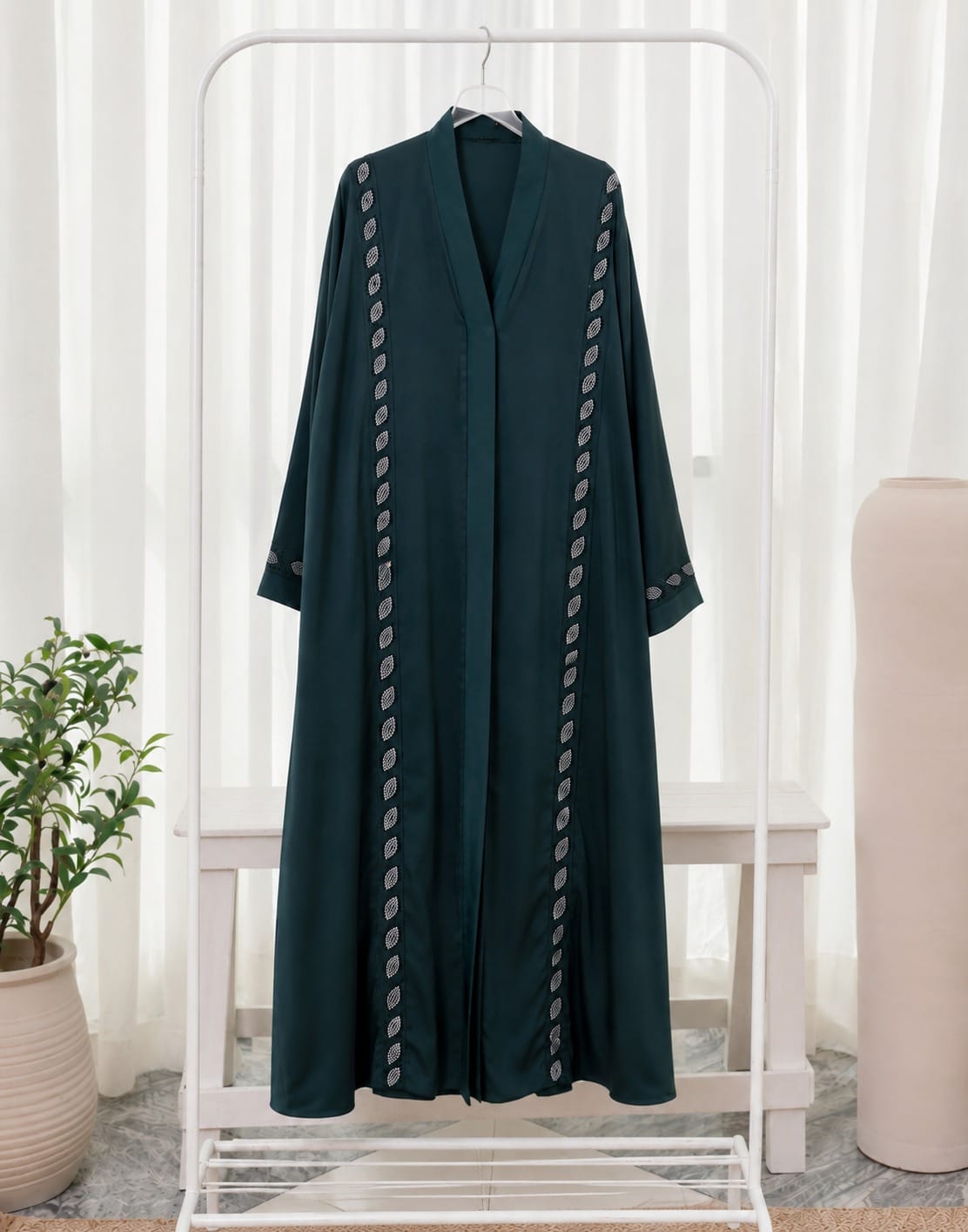 Teal Grace Abaya