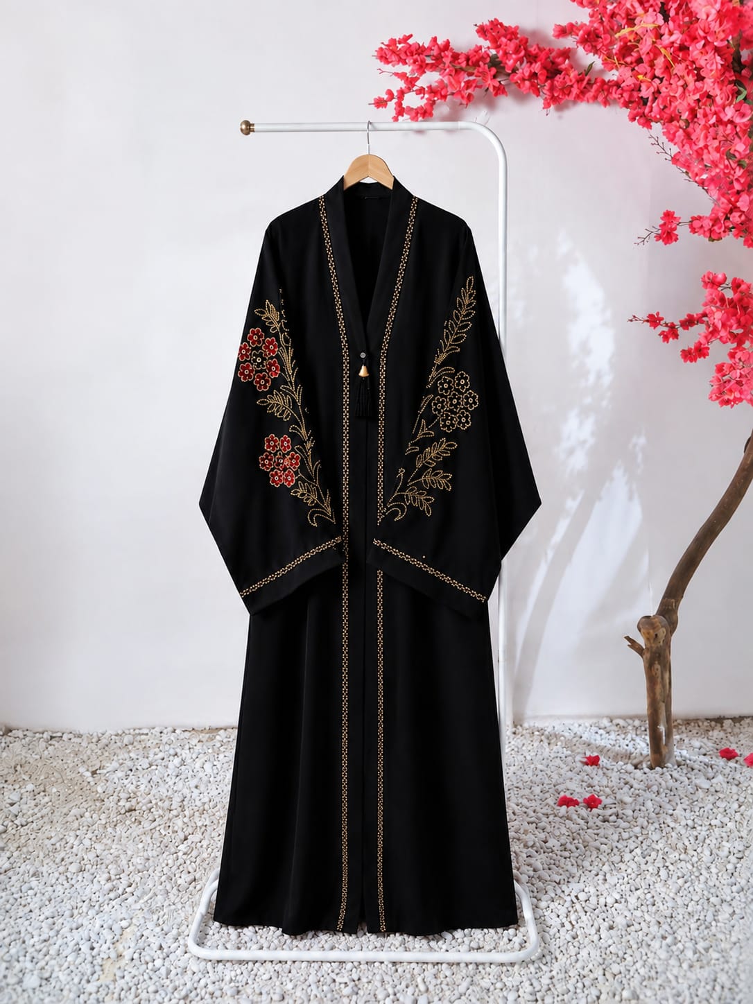 Midnight Rose Abaya
