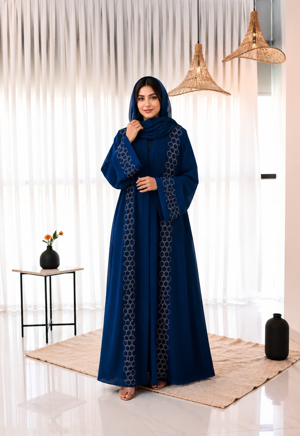 Majestic Plum Abaya