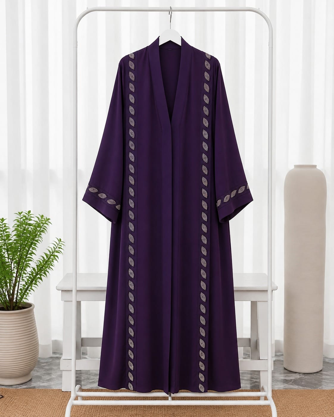 Teal Grace Abaya