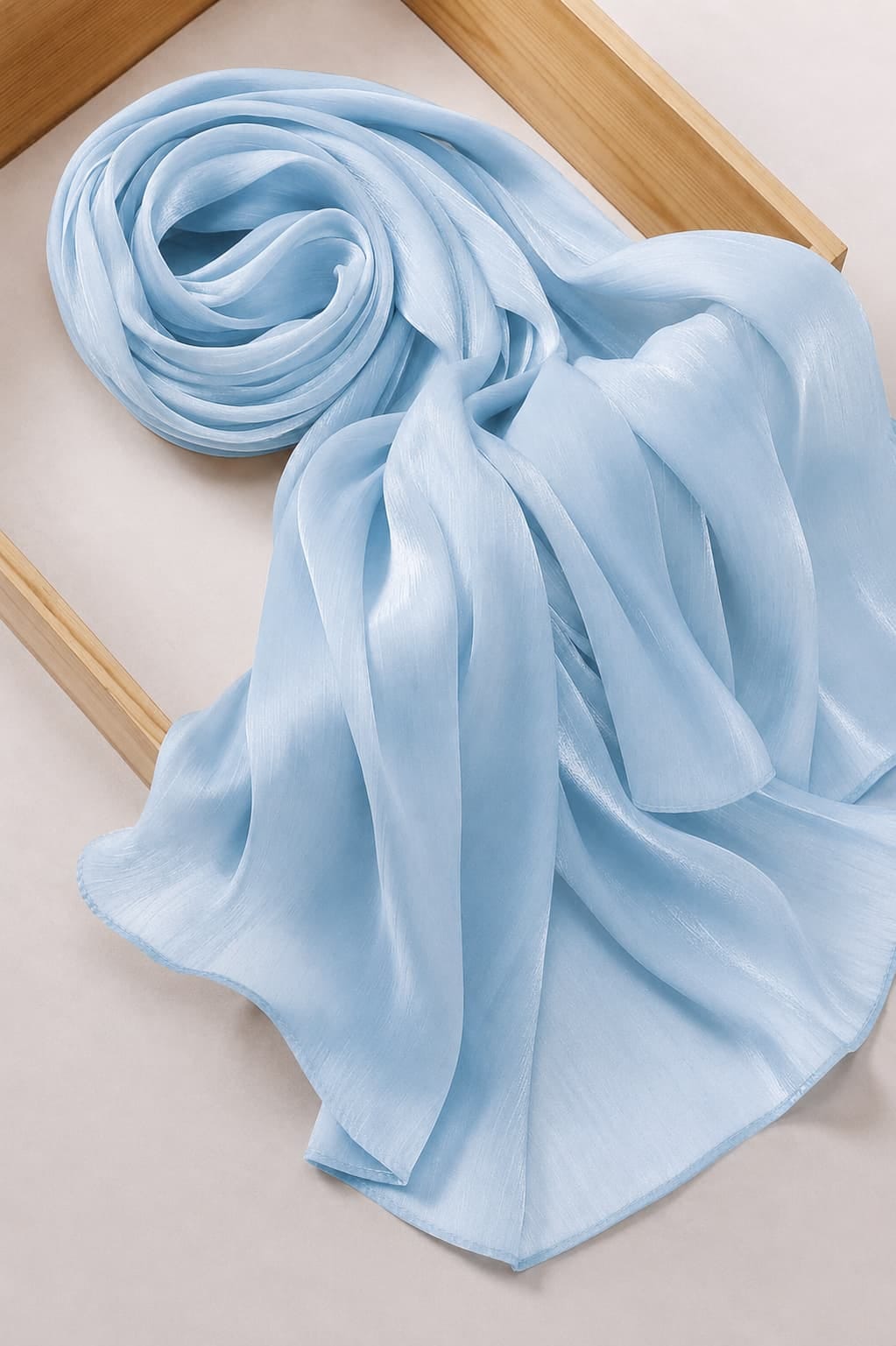 Essential Chiffon Hijab - Crystal Blue